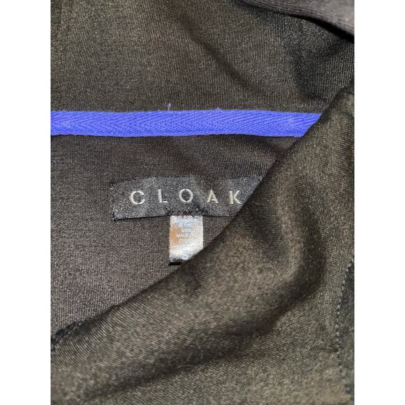 CLOAK Brand Men's Black Hoodie with Collarbone Zipper - Size Small - Picture 1 of 6